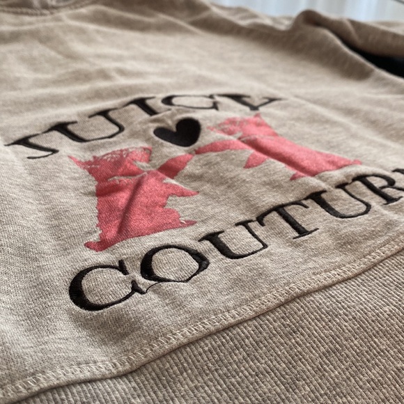 Juicy Couture Faux Fur Hoodie Sz M 8/10Y - Picture 13 of 14